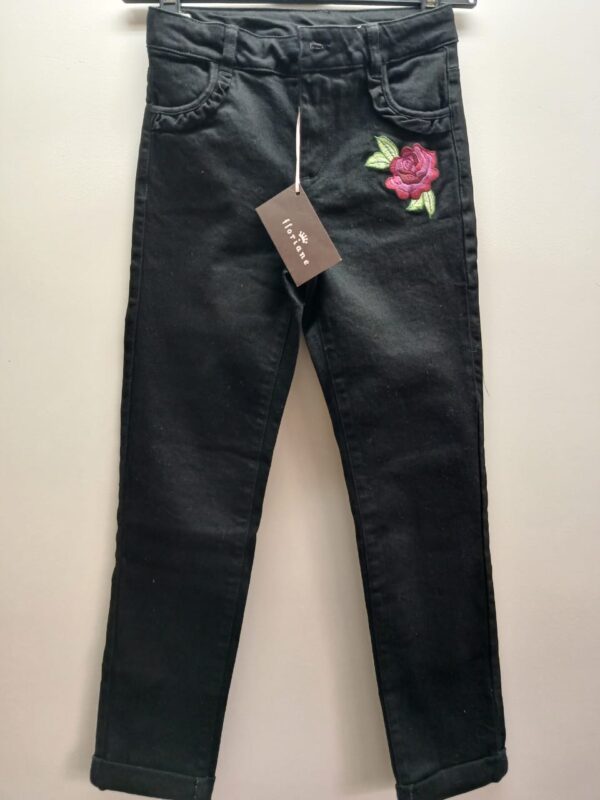 Jean- Floriane- Noir avec Rose sur côté- 12 ans