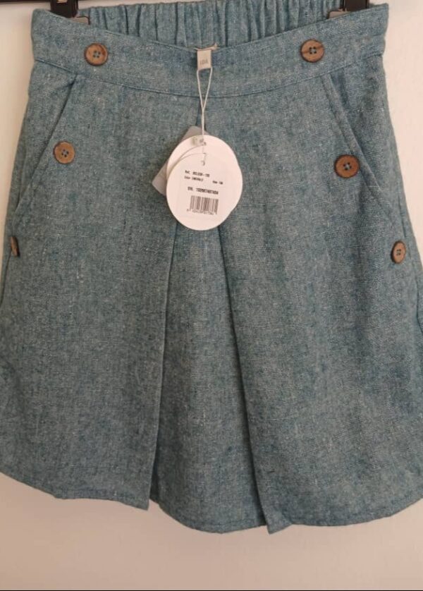 Jupe Bonnet à Pompons en lainage -10 ans