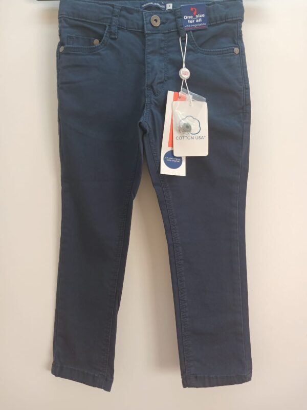 Pantalon-Garçons- Original Marines- Toile Marine- 3 ans
