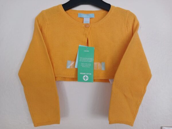 Boléro-Obaibi-Jaune Poussin- 12 Mois