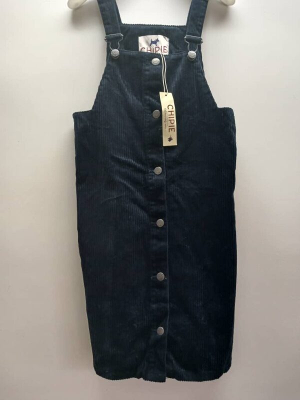 Robe Chasuble- Chipie - Velours- Noir - Taille M ( 10 / 12 ans )