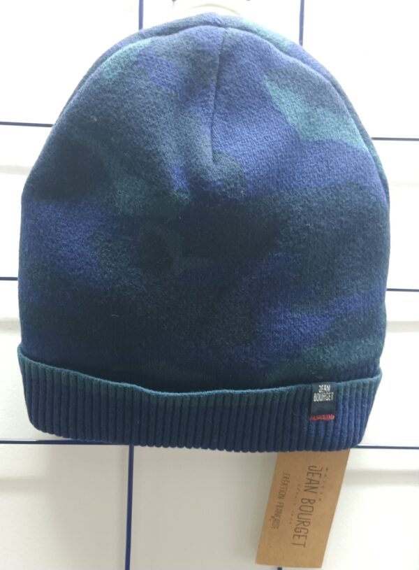 Bonnet-Jean Bourget- Marine- Doublé Fourrure- 4 / 6 ans