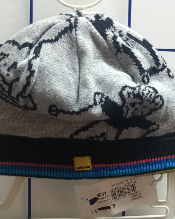 Petit Bonnet- Gris- Catimini- 44 cm ( 9 / 12mois)