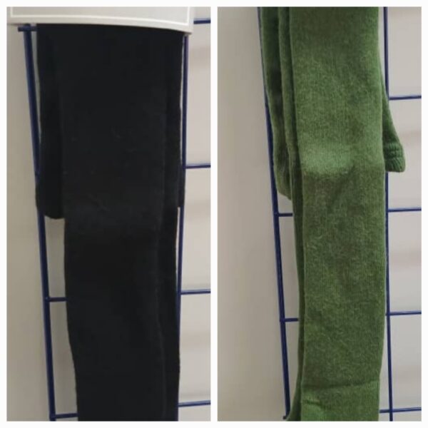 Collants-Bonnet à Pompon-Kaki-6 /8 ans- Noir- 3 /4 ans