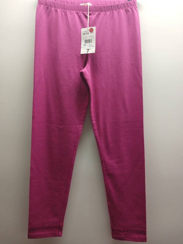 Leggings-Du Pareil Au Même-Fuchsia-Matière Confort- ( 12 / 14 ans )