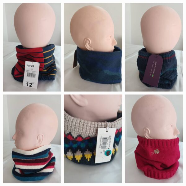 Snoods Hiver- Mix Marques ( Jean Bourget- Sergent Major-Catimini- Du pareil au Même